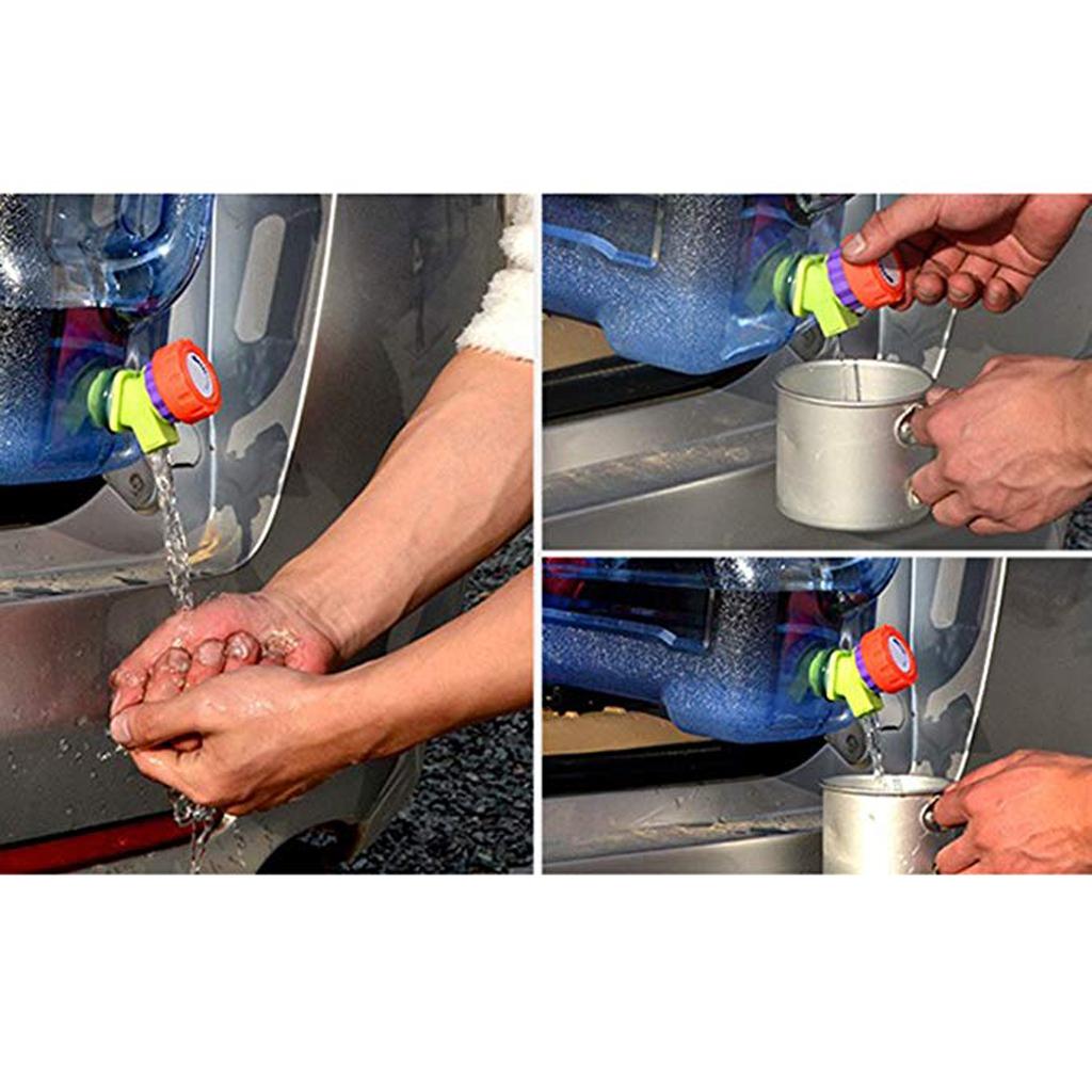 Water Storage Container Can 7.5L Liter Carrier Tap Outdoor Travel Camping