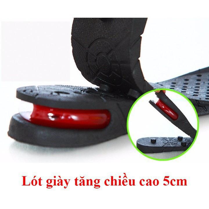Lót giày tăng chiều cao bí hiểm có đệm khí cả bàn & nửa bàn cao cấp