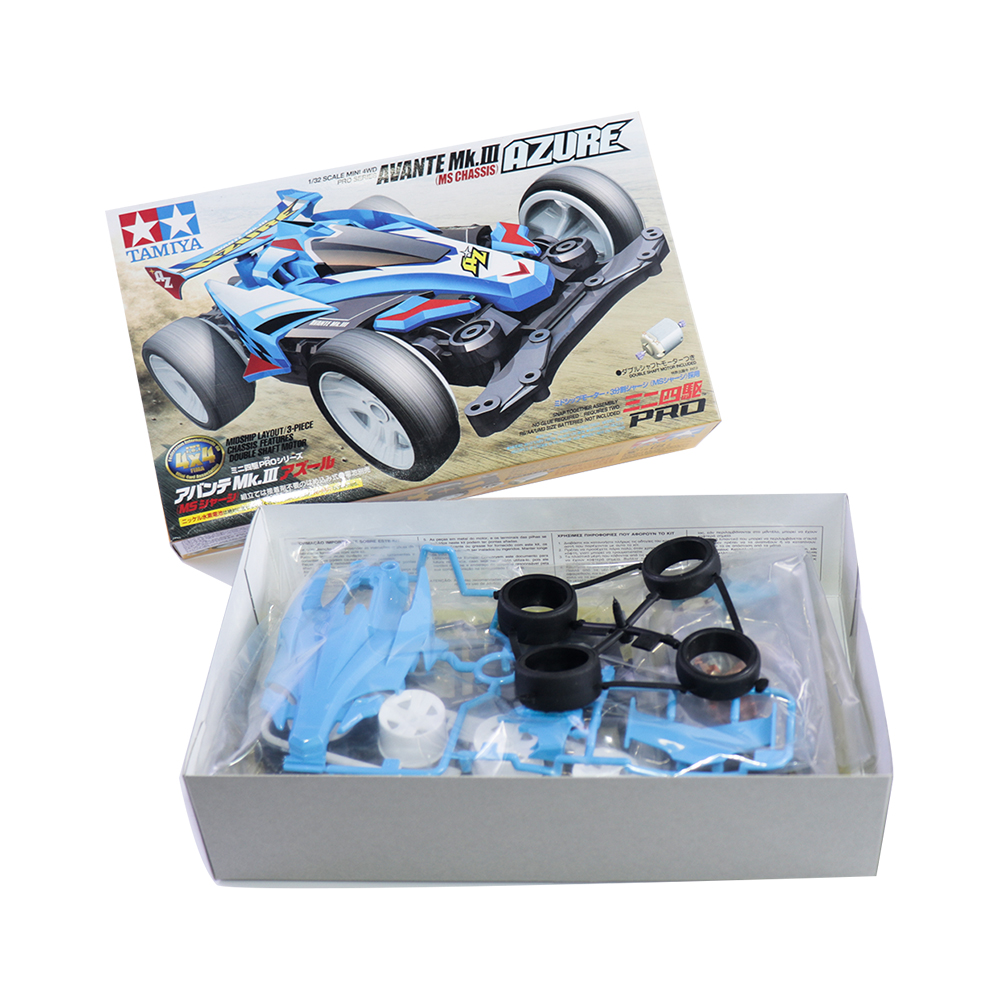 Xe Đua Lắp Ráp Tamiya Mini 4WD Avante Azure