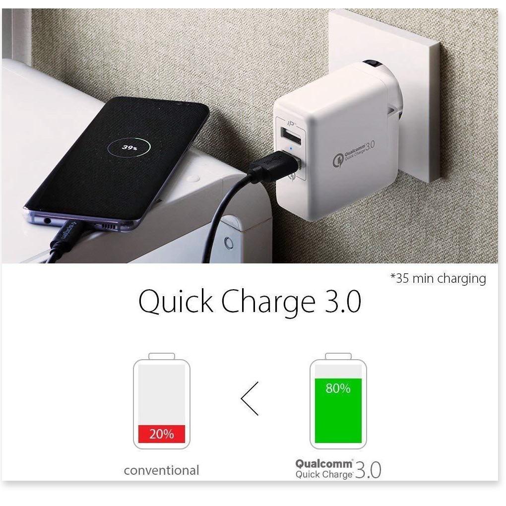 Củ Sạc Nhanh Spigen Quick Charge Wall Charger - Hàng Chính Hãng