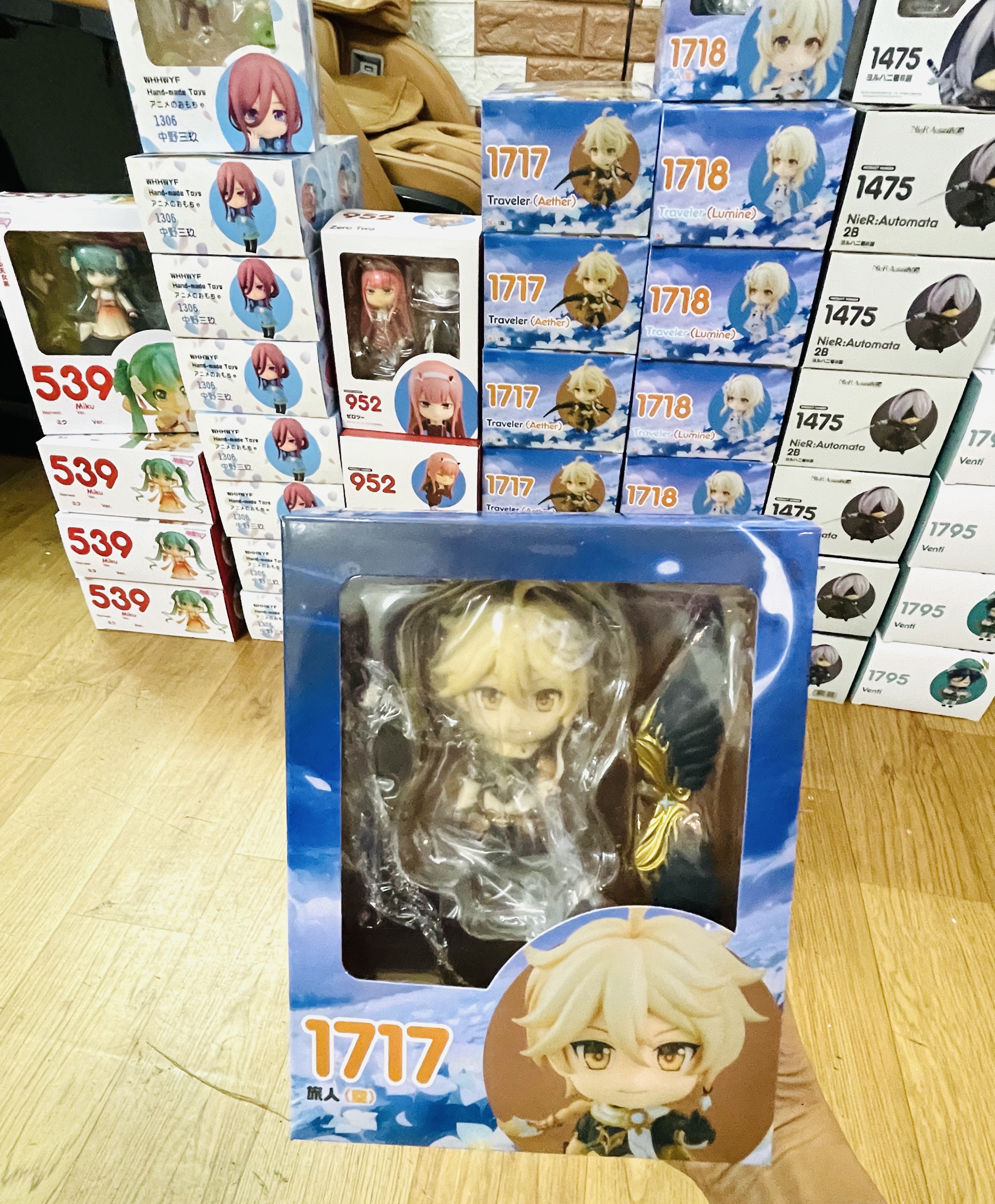 Nendoroid genshin impact 1717/ tượng figure Aether traveler lắp ghép