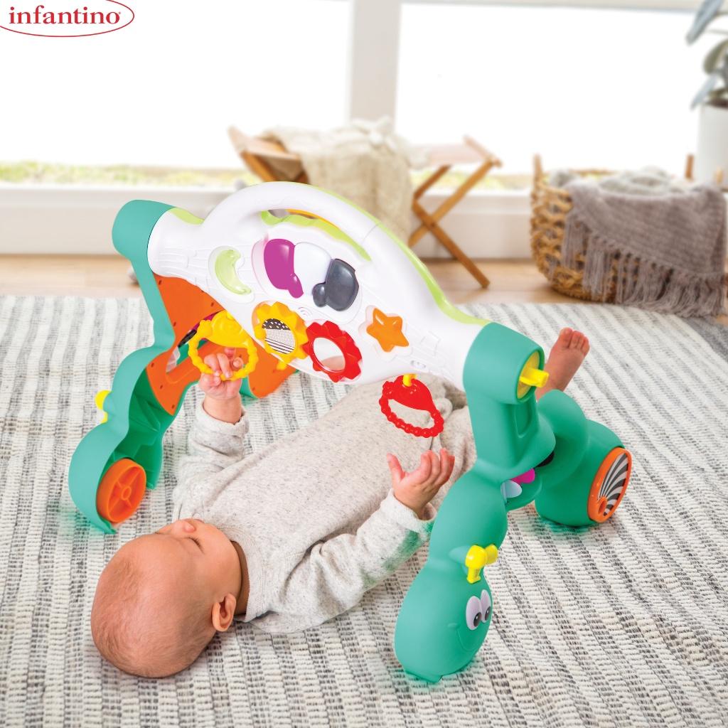 Kệ Chữ A Kiêm Xe Tập Đi 3 Trong 1 Infantino - Grow-With-Me 3 In 1 Fun Gym &amp; Walker