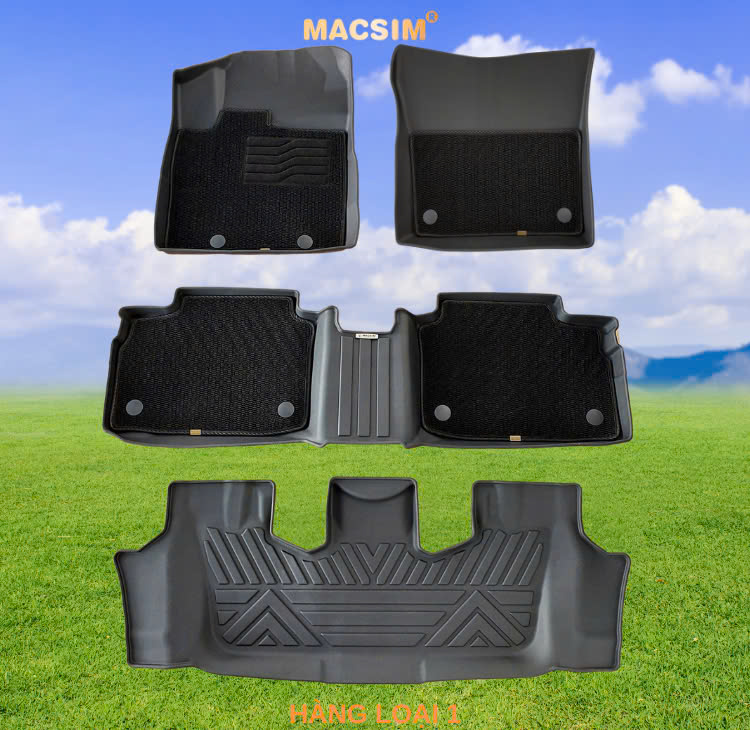 Thảm lót sàn 2 lớp sd3 Toyota Veloz/ Avanza Nhãn hiệu Macsim - Giảm giá nhưng chất lượng không giảm