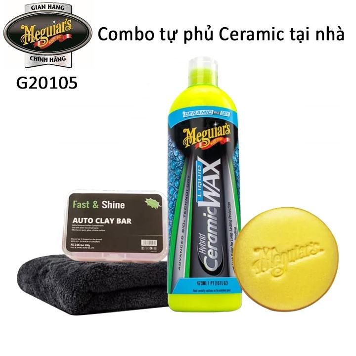 Meguiar's Combo Ceramic Liquid Wax - Tự phủ bóng Ceramic tại nhà (4 sản phẩm) - G20105