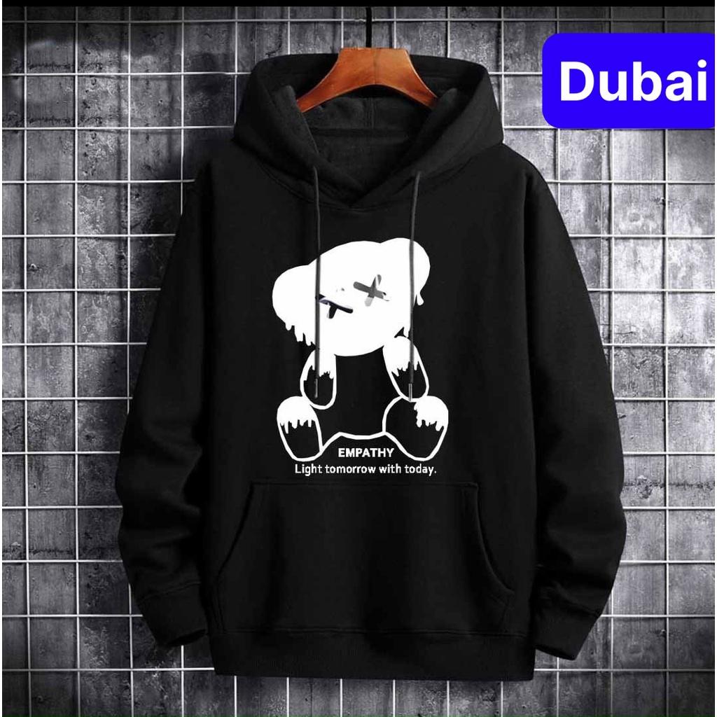 ÁO KHOÁC HOODIE NAM NỮ UNISEX CHẤT NỈ HÌNH GẤU EMPATHY PHONG CÁCH CAO CẤP MỚI - DUBAI FASHION