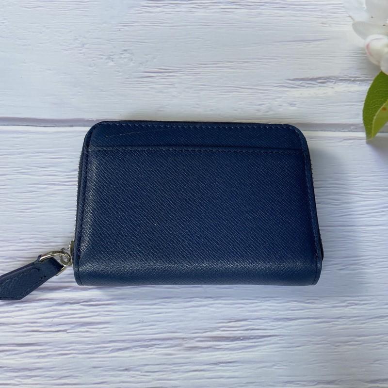 Ví da dây kéo đa năng uinex công sở,ví zip mini Olux