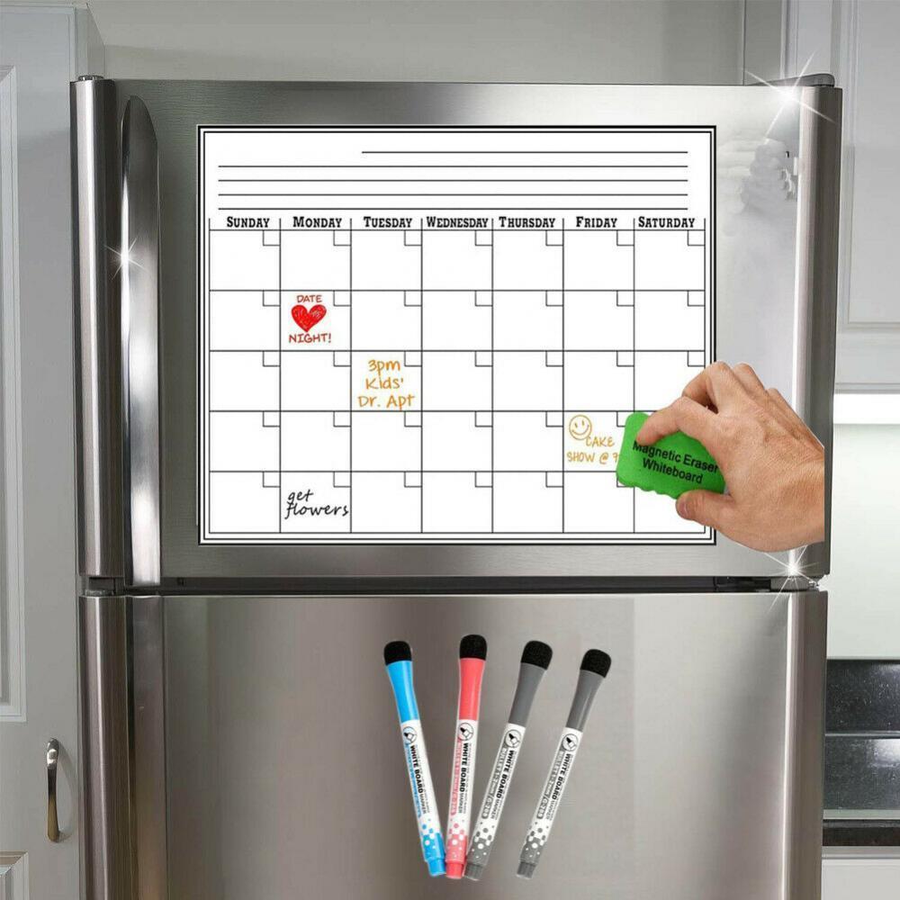 17x12 Blank ic Board for Fridge Planner Refrigerator White board