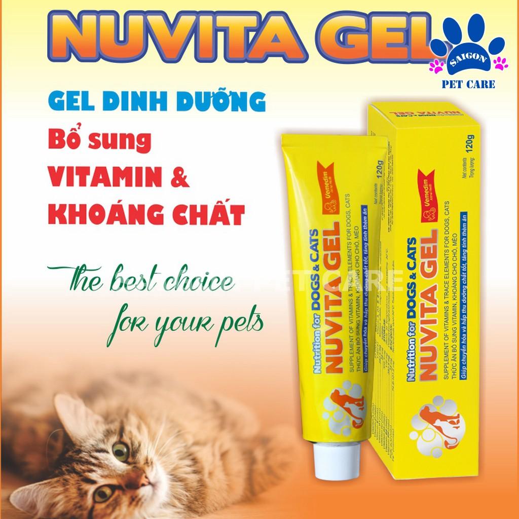 Thức ăn, gel dinh dưỡng Vemedim Nuvita Gel cho chó mèo