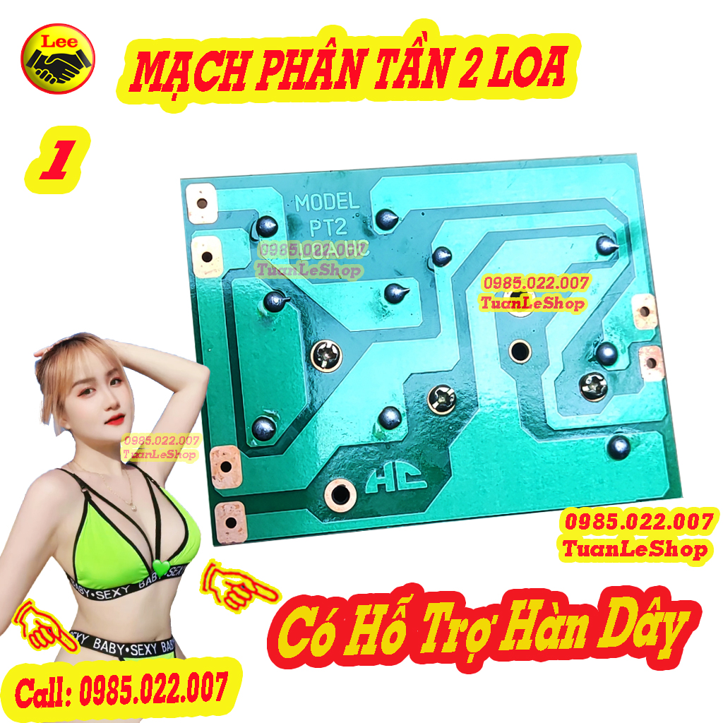 MẠCH PHÂN TẦN 2 LOA 1 BASS 1 TRÉP - DÀNH CHO BASS 20 25 – GIÁ 01 MẠCH