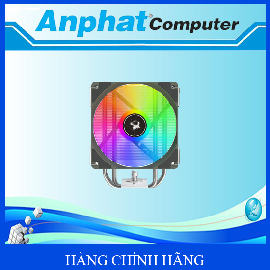 Quạt tản nhiệt khí CPU GOLDEN FIELD NP4-120 LED RGB - Hàng Chính Hãng