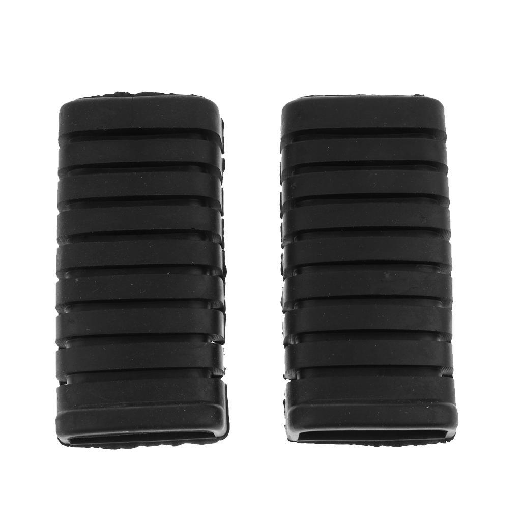 2x2Pcs Motorcycle Rubber Footrest Pedal Foot Peg Cover Shell for WY125