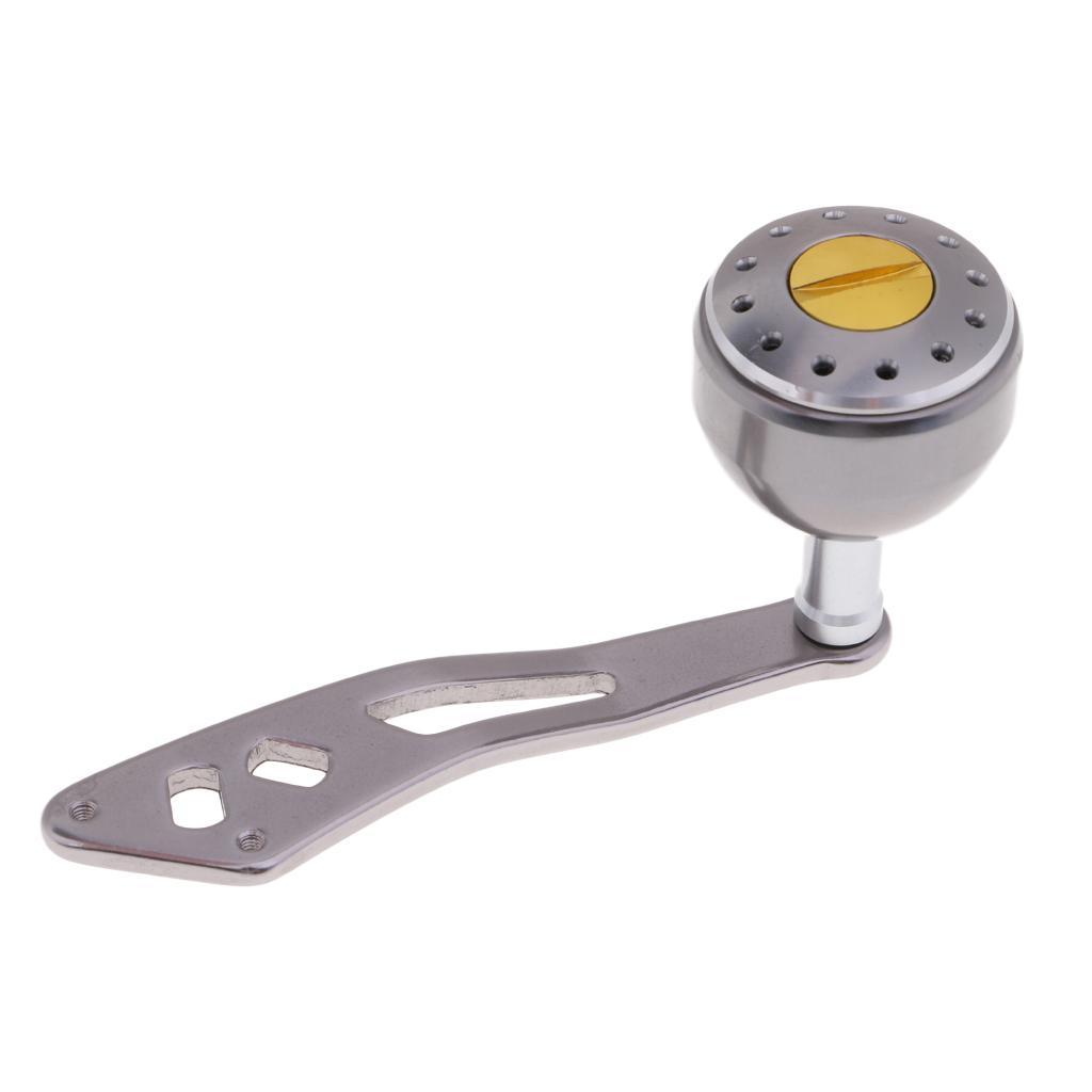 Baitcasting Fishing Reel Handle Drum Trolling Reel Handle Left Right Hand Metal Reel Handle Big Knob