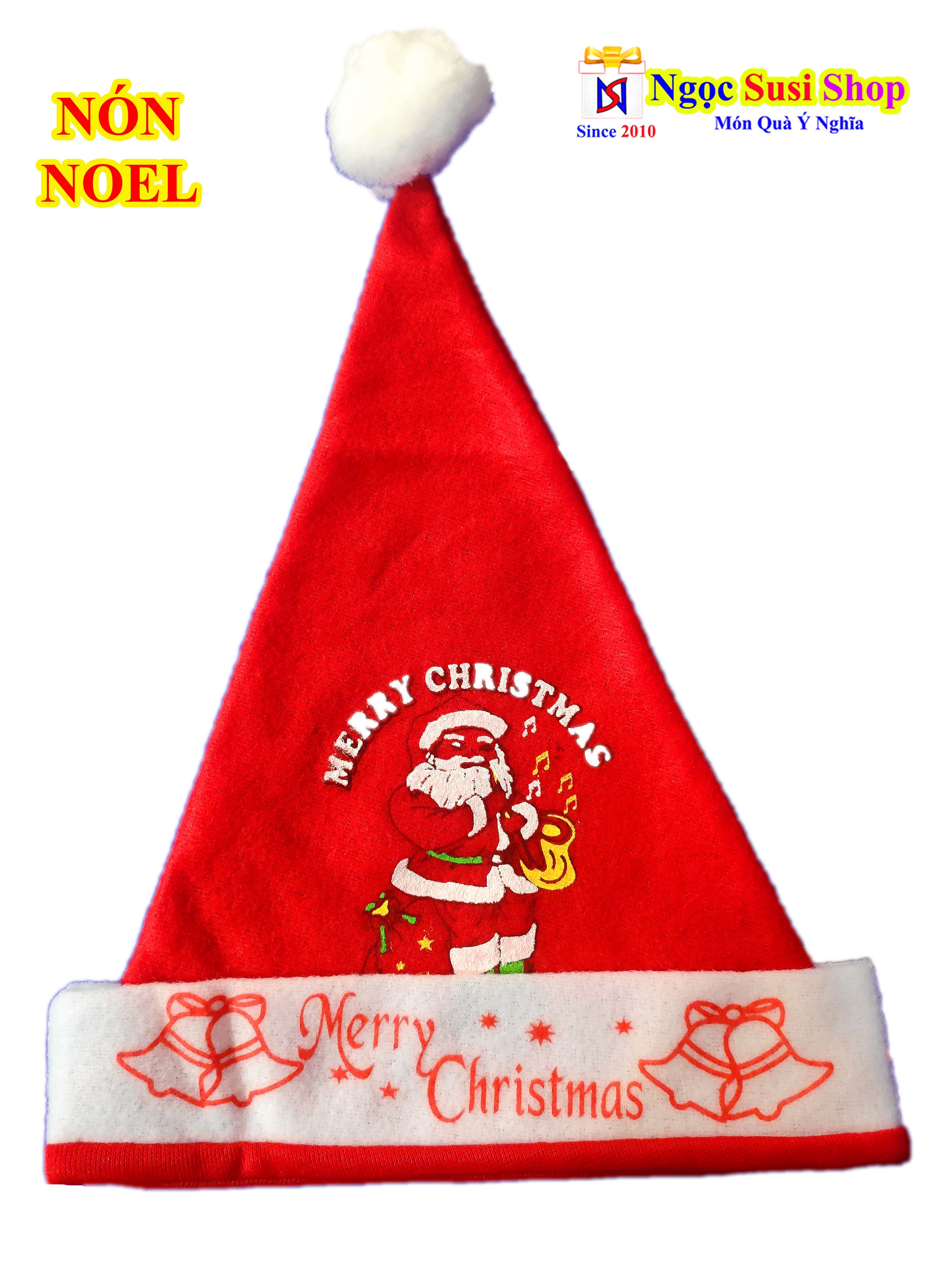 NÓN NOEL CHO BÉ YÊU - VẢI NỈ