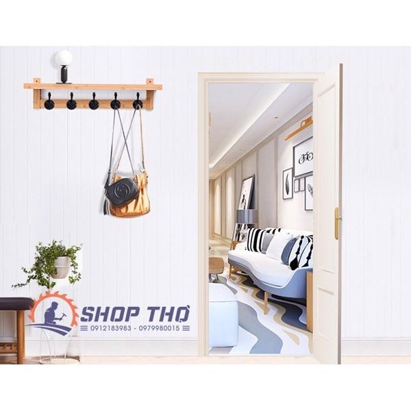 Móc treo giả cổ đôi Vintage màu đen - đế tròn, đế trái tim