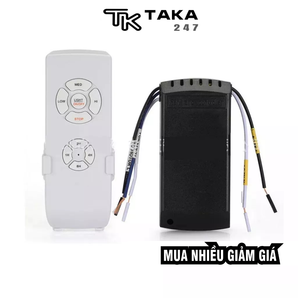 Bộ điều khiển quạt trần từ xa - Remote điều khiển từ xa cho quạt trần - Fan Lamp Controller-bộ mạch điều khiển quạt trần