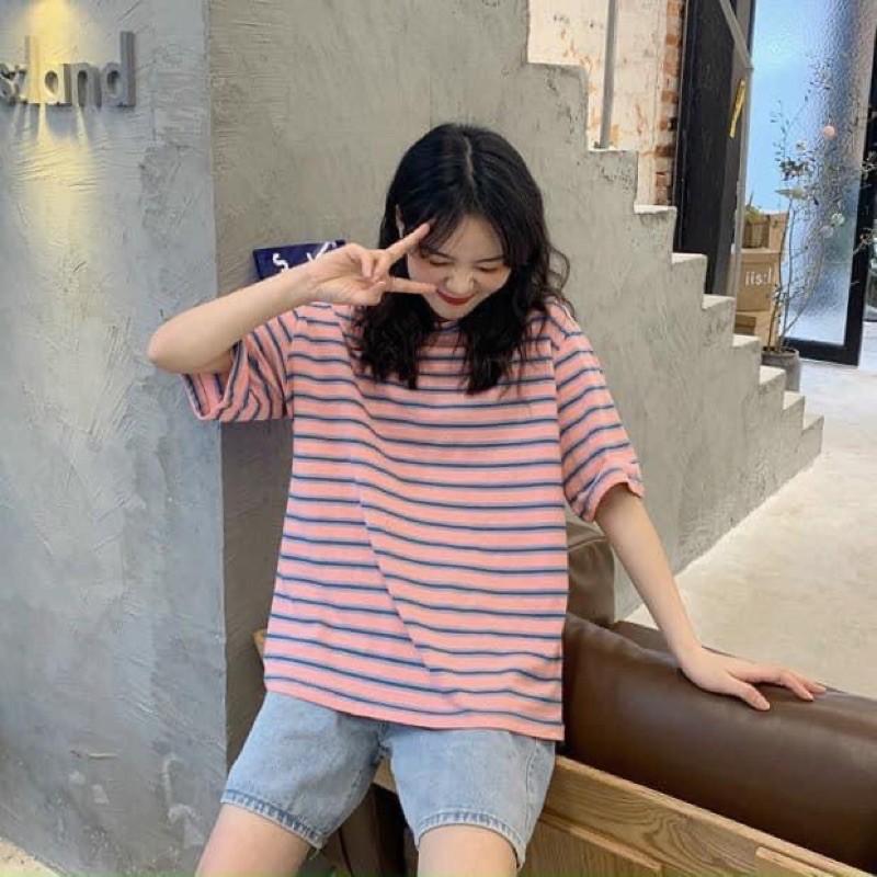 ÁO SỌC NGANG FORM RỘNG NỮ