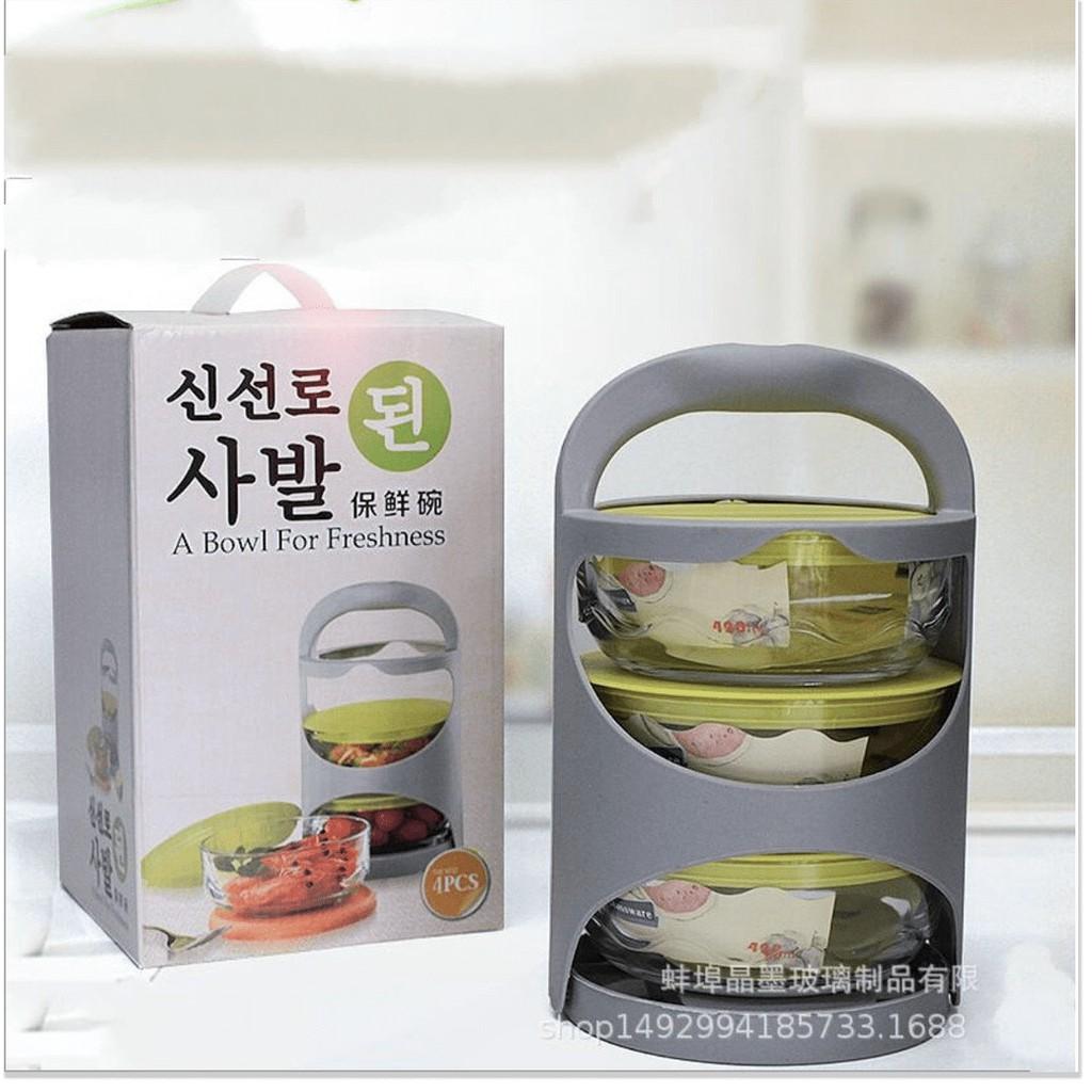 Hộp đựng cơm thức ăn văn phòng thế hệ mới phong cách Hàn Quốc Bowl Freshness