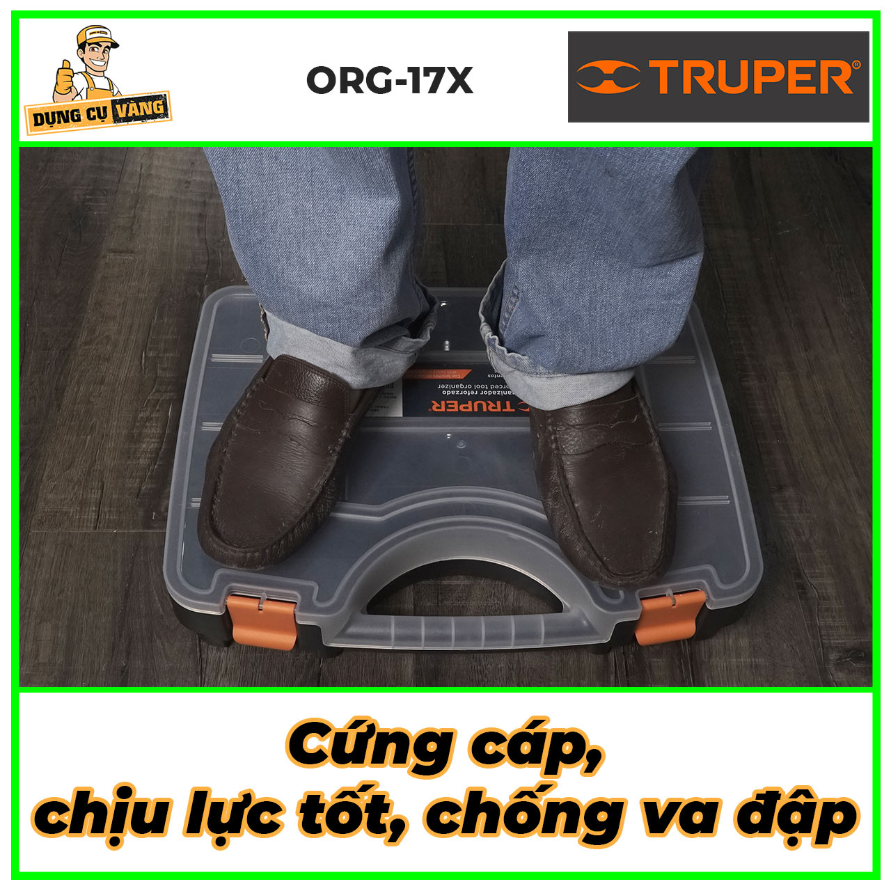 Hộp đựng đồ nghề nhỏ nhiều ngăn 17inTruper ORG-17X