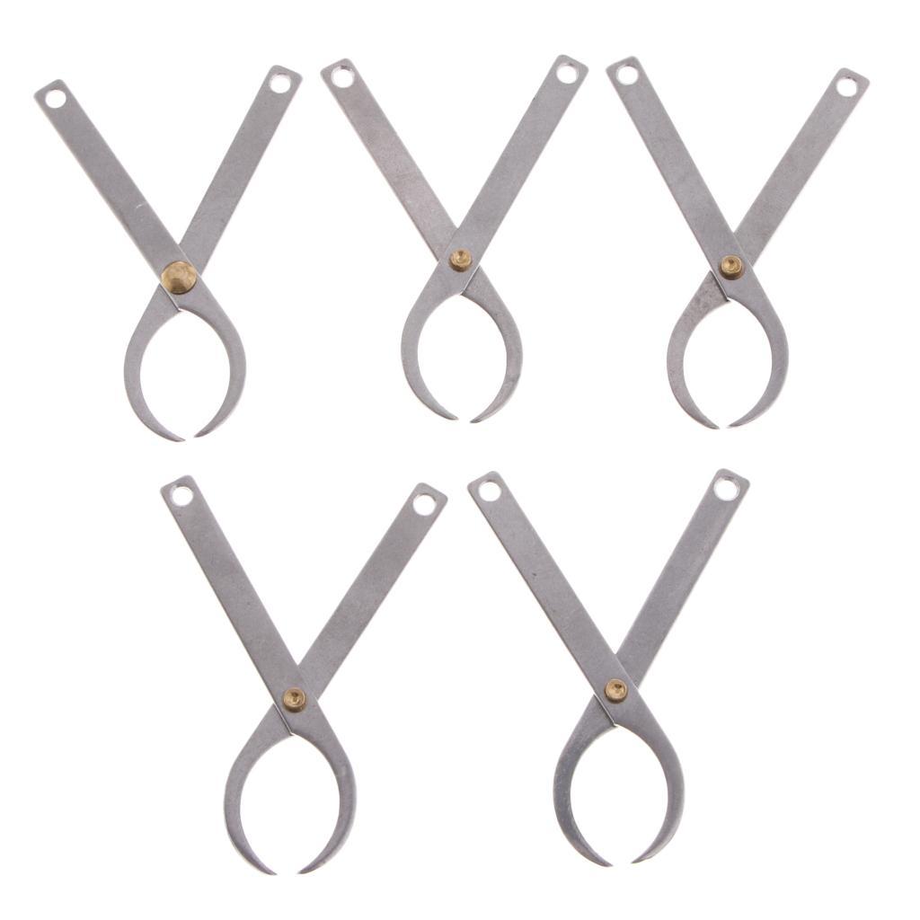 5pcs Stainless Steel Carp Fishing Bait Feeder Clamp Clip Baiting Pliers