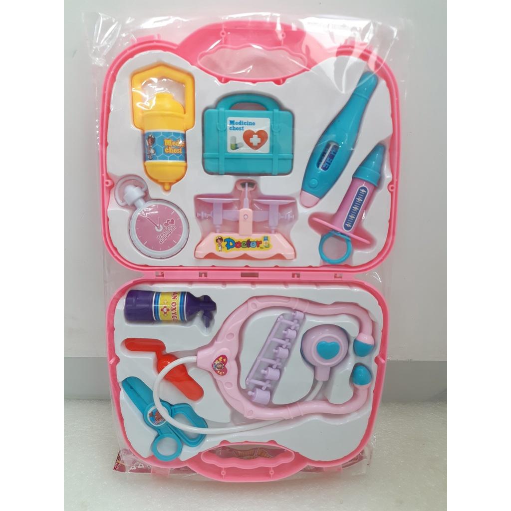Đồ chơi vali bác sĩ cho bé RUBY BABY KIDS TOYS - đồ chơi trẻ em bằng nhựa giúp bé hóa thân làm bác sĩ