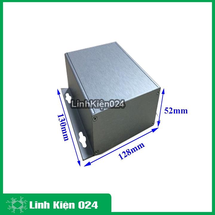 Hộp nhôm định hình, đựng mạch kích thước 128x52x130mm