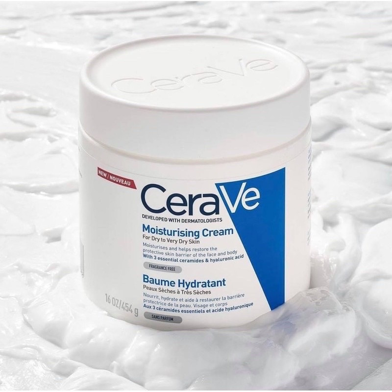 Kem Dưỡng Ẩm Cho Da Khô CeraVe Moisturising Cream 454g