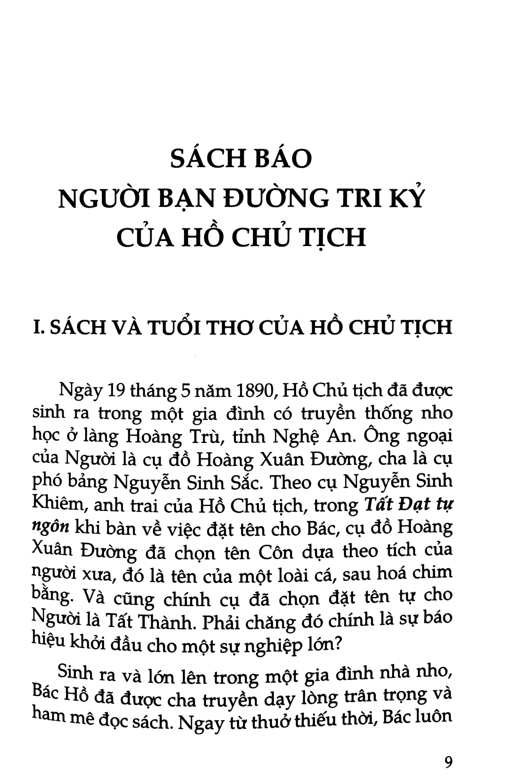 Những Tấm Gương Ham Đọc Sách Và Tự Đọc Thời Đại Hồ Chí Minh