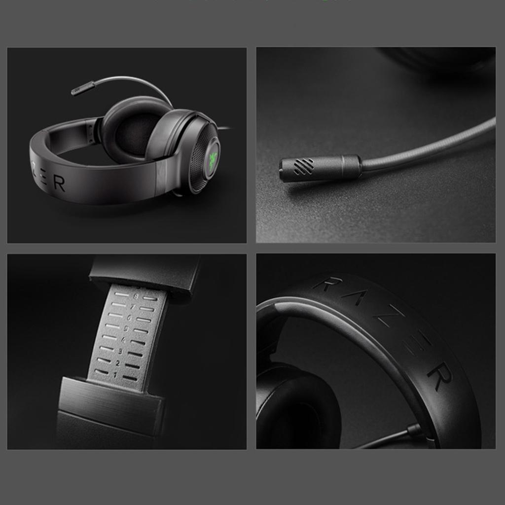 Durable USB Gaming Headset Headphone Wired With Mic For Laptop