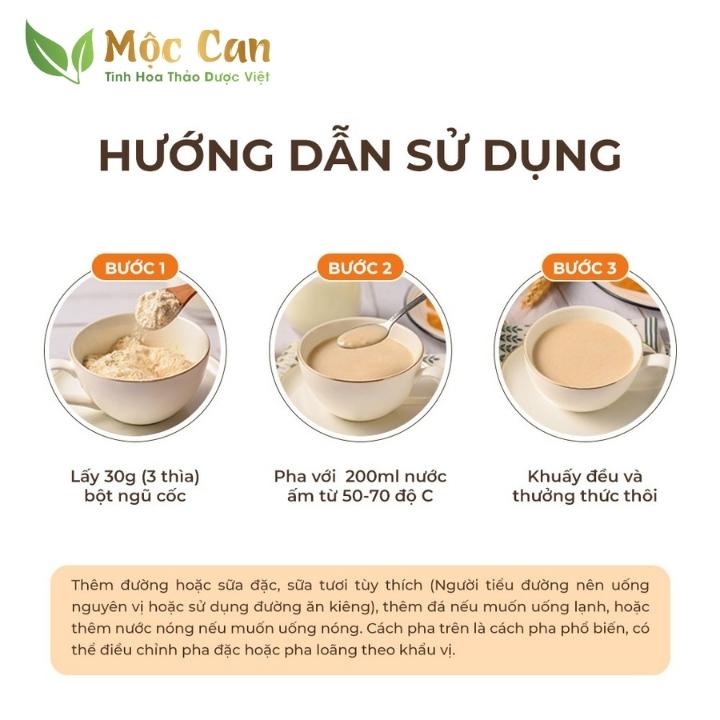 Hình ảnh Ngũ Cốc Tăng Cân Cho Người gầy  Mộc Can - Bột Ngũ Cốc Dinh Dưỡng 500g