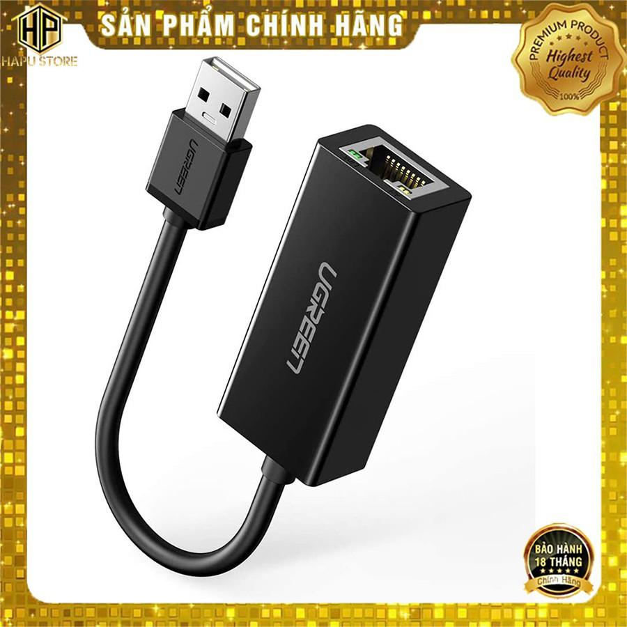 Cáp USB to Lan Ugreen 20254 tốc độ 10/100Mbps chính hãng - Hàng Chính Hãng