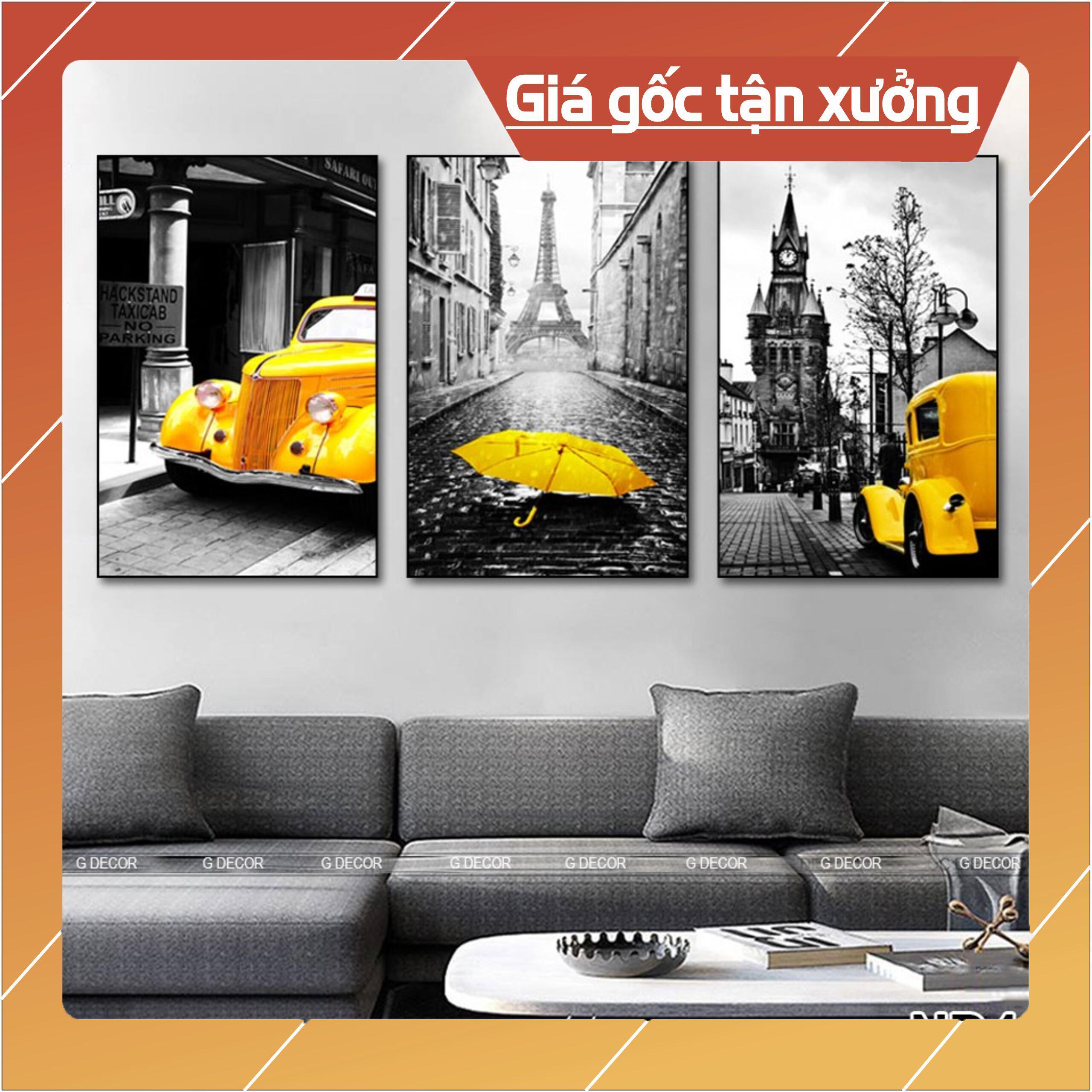 Bộ tranh treo tường phong thủy trang trí nội thất đẹp và giá gốc tại xưởng mới nhất thị trường ĐL 04