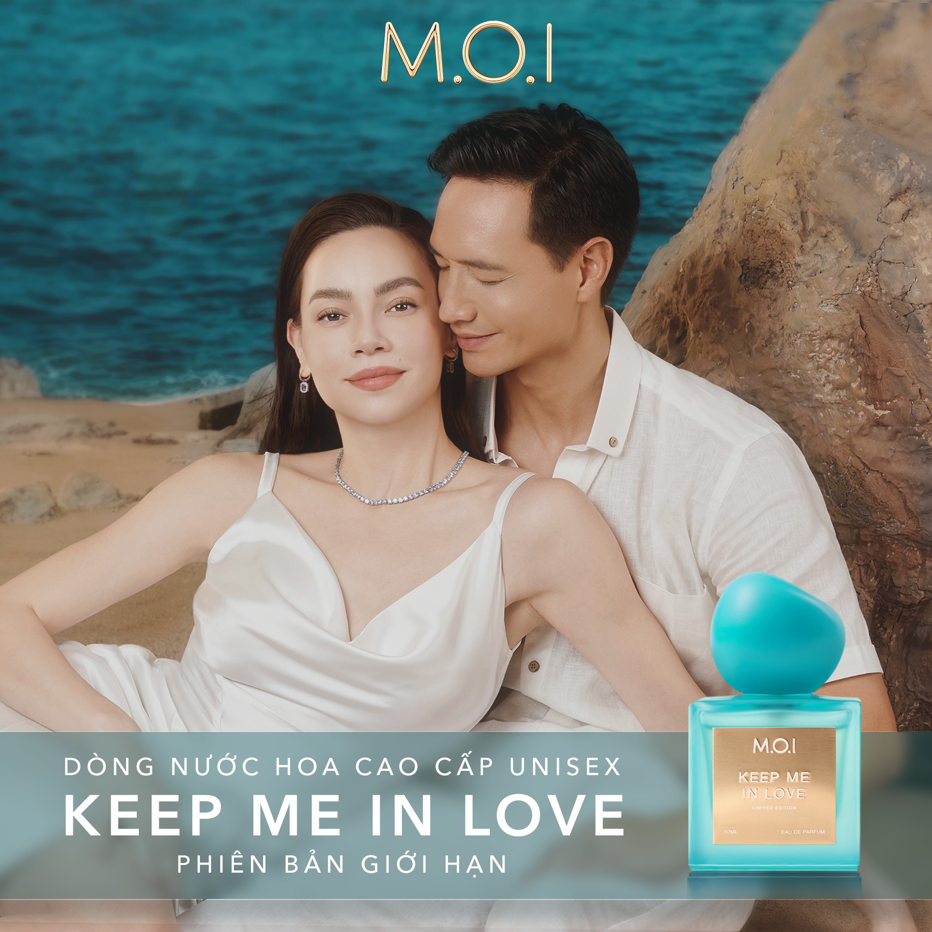 NƯỚC HOA CAO CẤP UNISEX KEEP ME IN LOVE 50ML PHIÊN BẢN GIỚI HẠN HỒ NGỌC HÀ (2024)