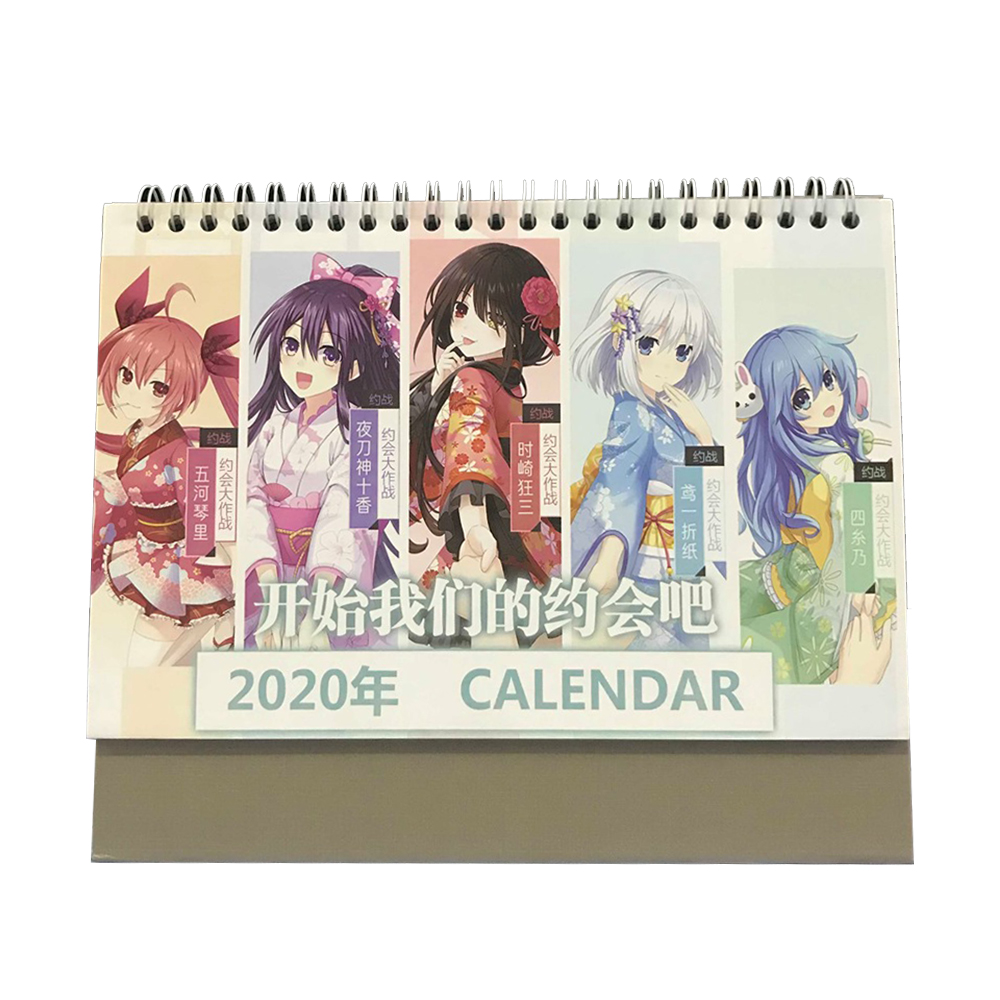 (Lịch 2020) Lịch để bàn hình Anime Date A Live - Cuộc Hẹn Sống Còn