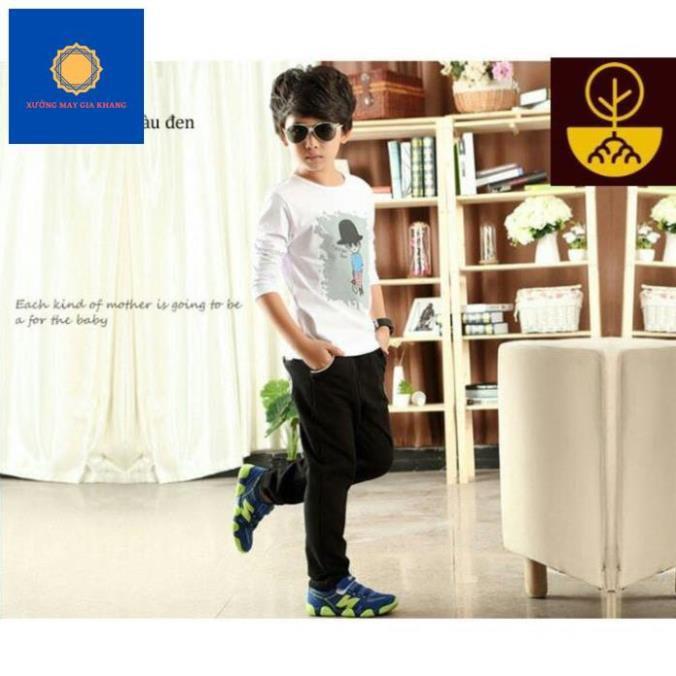 Đồ bộ quần áo dài tay bé trai, bé gái, mặc ấm khi trời trở lạnh - Xưởng may Gia Khang