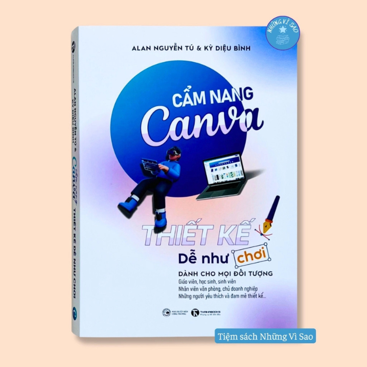 Sách - Cẩm nang canva - Thiết kế dễ như chơi - Bìa mềm - NXB Công Thương