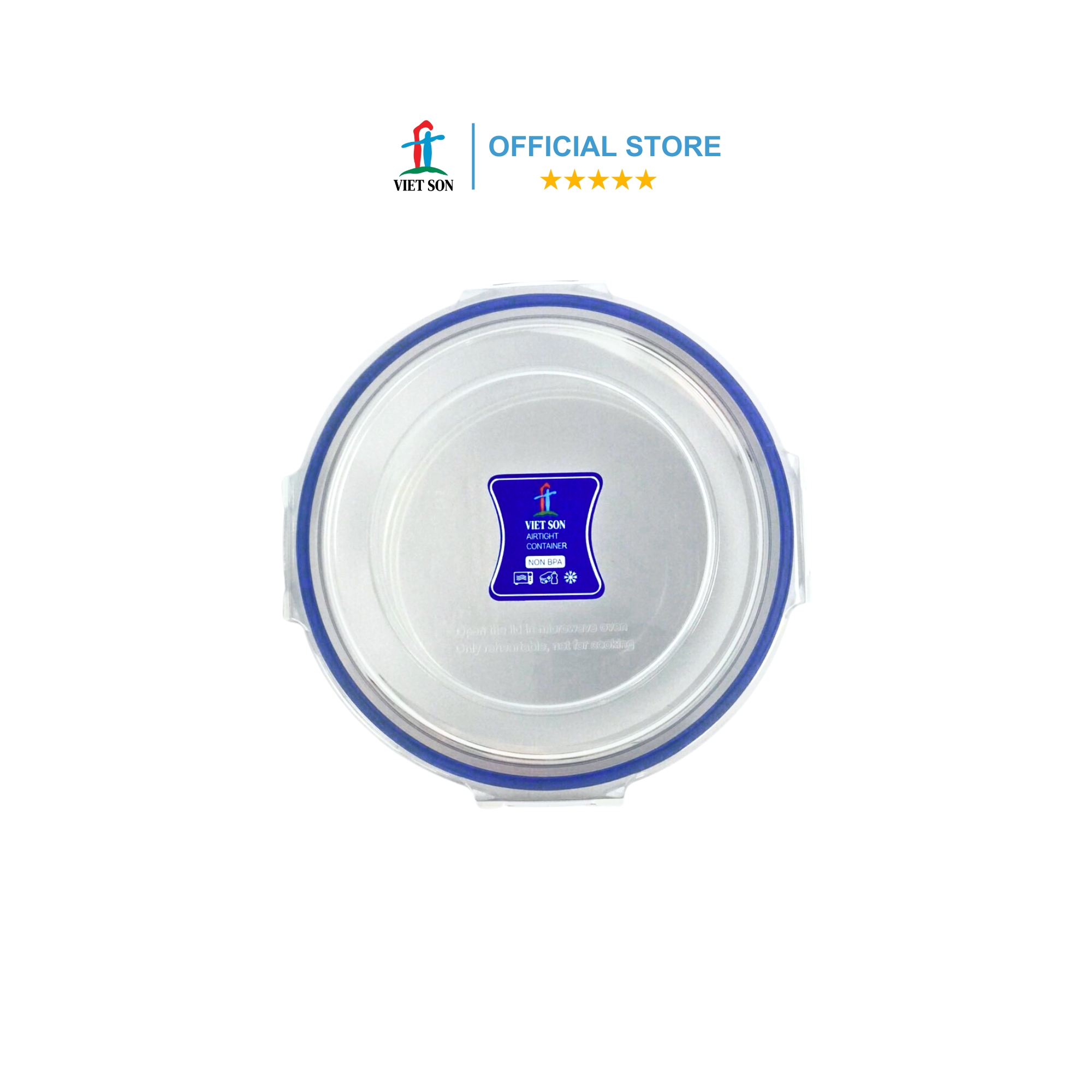 Bộ 2 Hộp Đựng Thực Phẩm Việt Son ( 800ml x 450ml) Nắp Khóa 4 Cạnh Kín Hơi