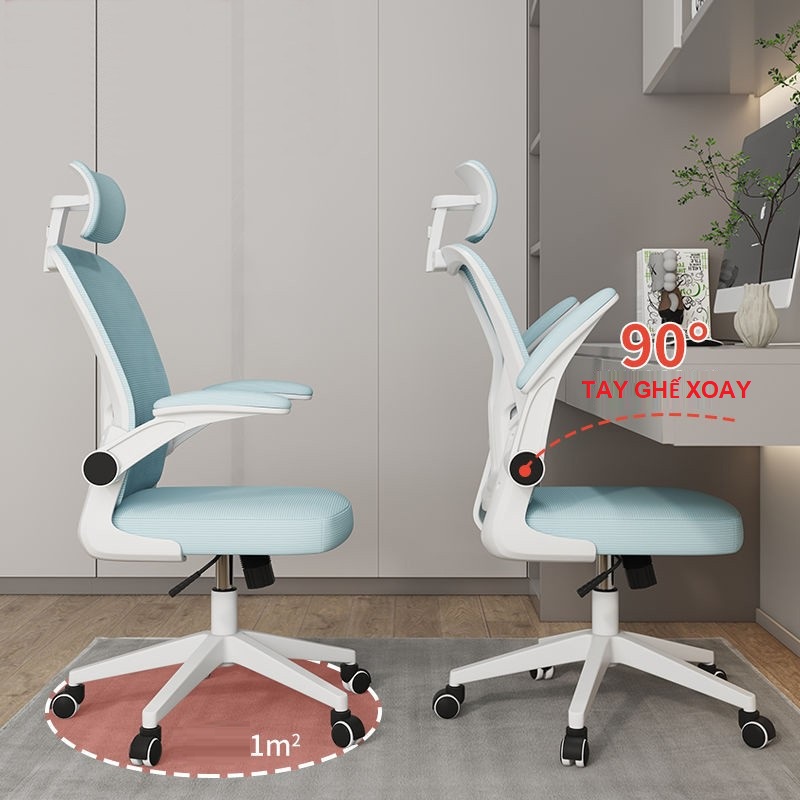 Mesh Ergonomic Executive office chairs with headrest. Ghế lưới văn phòng điều hành Ergonomic với tựa đầu