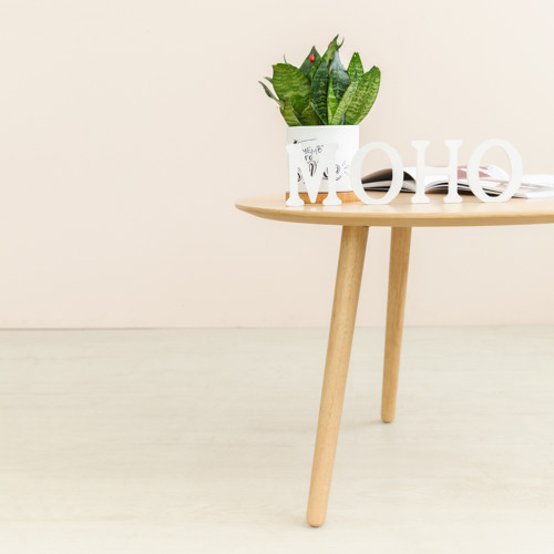 Bàn Sofa - Bàn Cafe - Bàn Trà Gỗ Cao Su MOHO MILAN 802