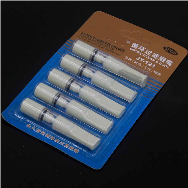 Vỉ gồm 5 tẩu thuốc nhựa dẻo bảo vệ sức khỏe