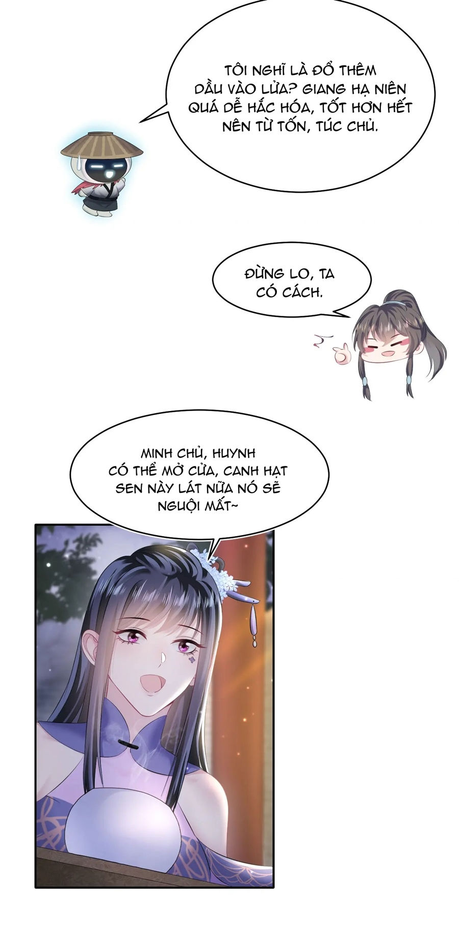 bạch liên hoa tuyệt mĩ dạy học online chapter 100 16