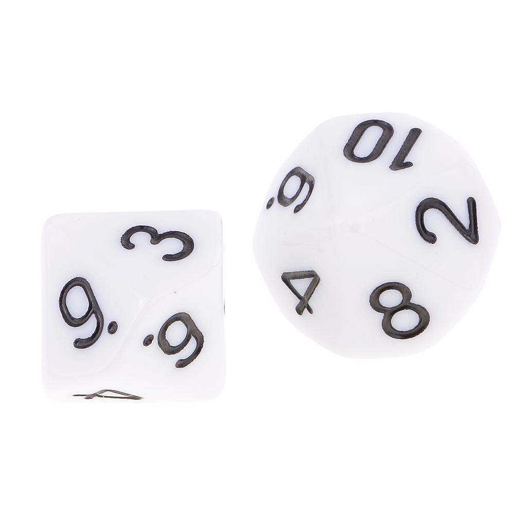 10 Cái 10 Mặt Dice D10 Dice đa Diện Dice Cho Dungeon Và Dragons Games
