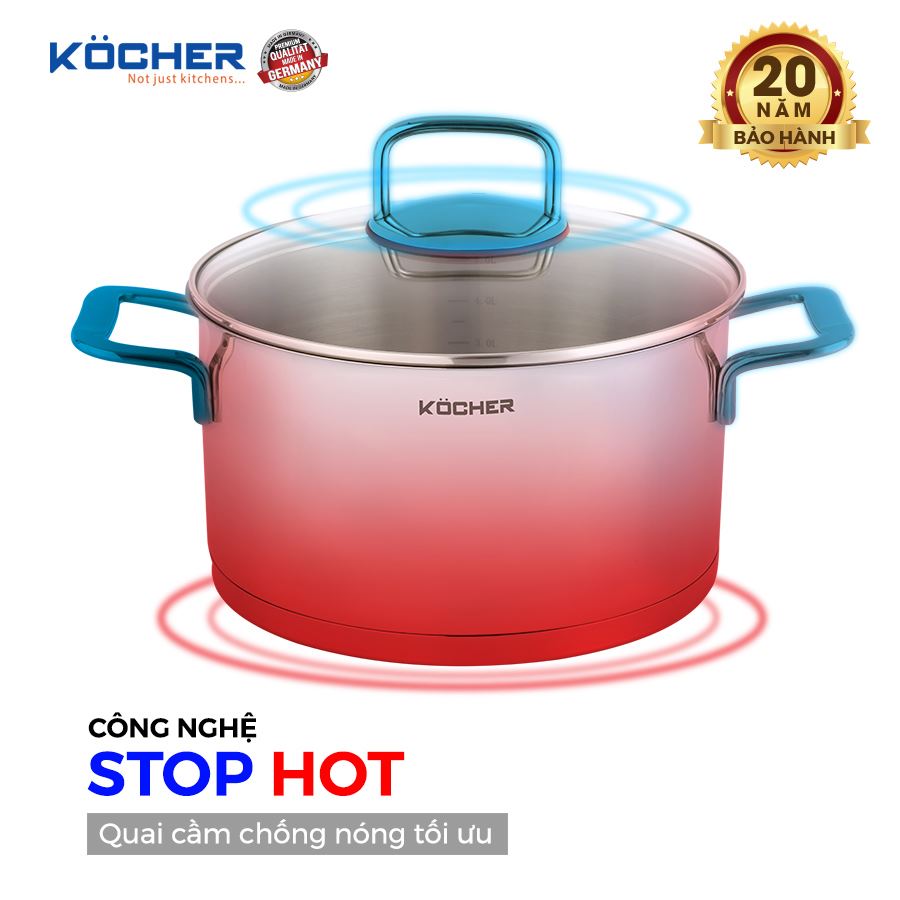 Bộ nồi Kocher BERLIN - Hàng chính hãng
