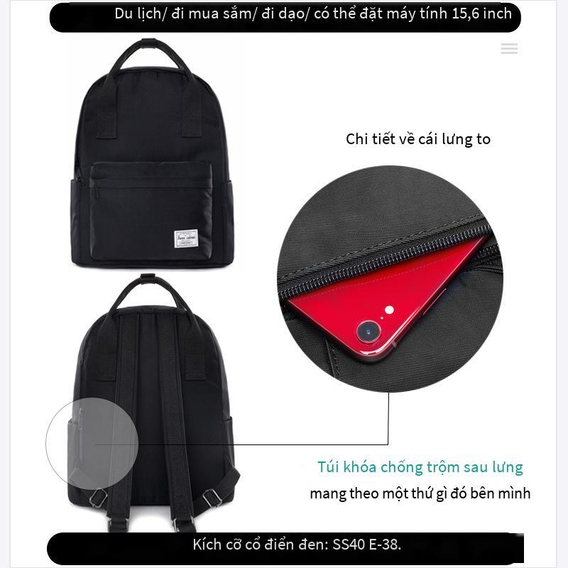 Ba lô thương hiệu phong cách mới nhất hỗ trợ phiên bản Hàn Quốc ba lô đơn giản ba lô học sinh cặp đi học túi máy tính du lịch thời trang