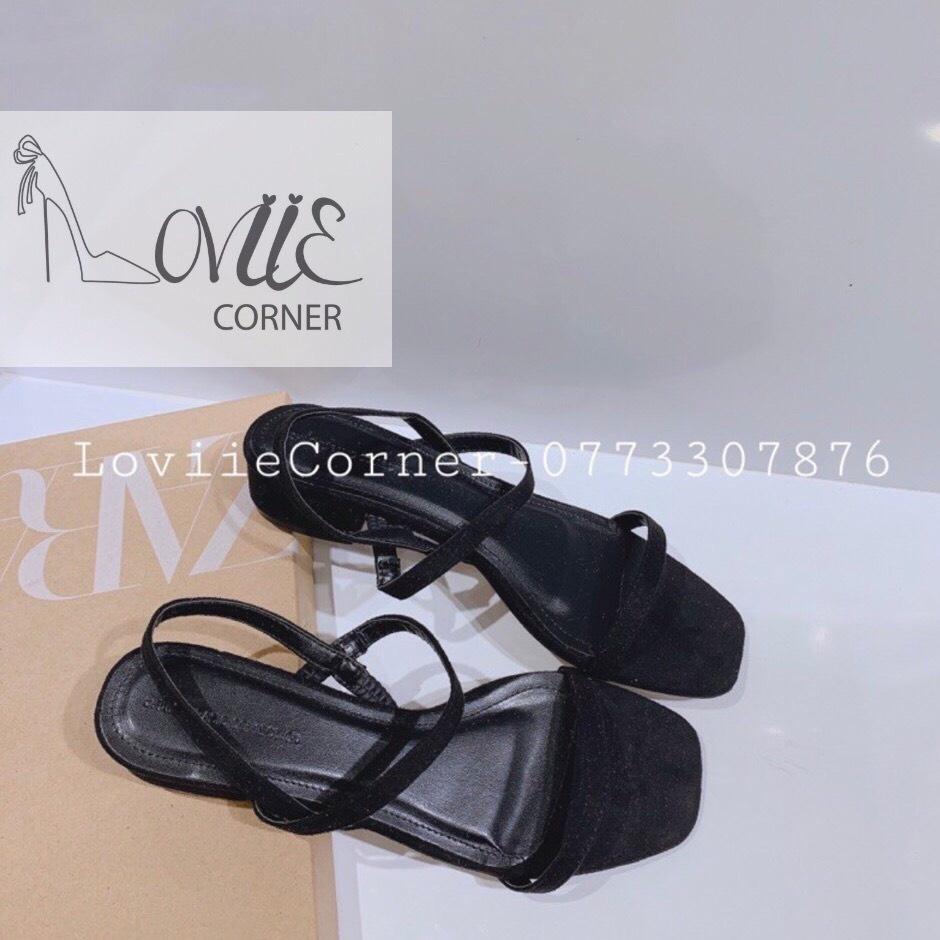 SANDAL CAO GÓT LOVIIECORNER - SANDAL NỮ QUAI MẢNH - GIÀY QUAI NGANG NỮ - SANDAL HỌC SINH - S210302