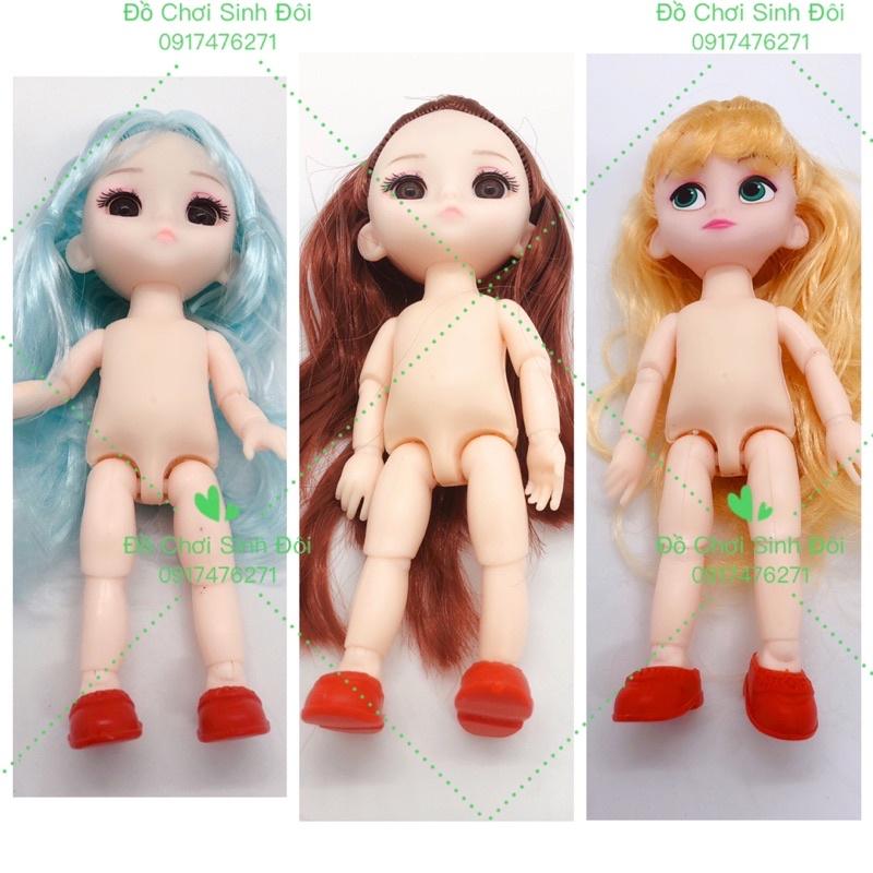 Búp bê 16cm - combo 3 con ngẫu nhiên