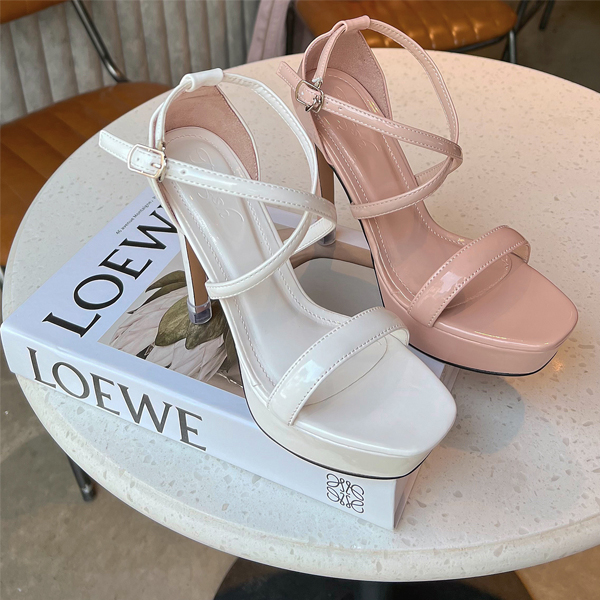 Giày Sandal Cao Gót 12 cm Quai Mảnh Thời Trang Mặc Áo Dài. Đầm Dạ Hội, Quần Ống Rộng Culottes