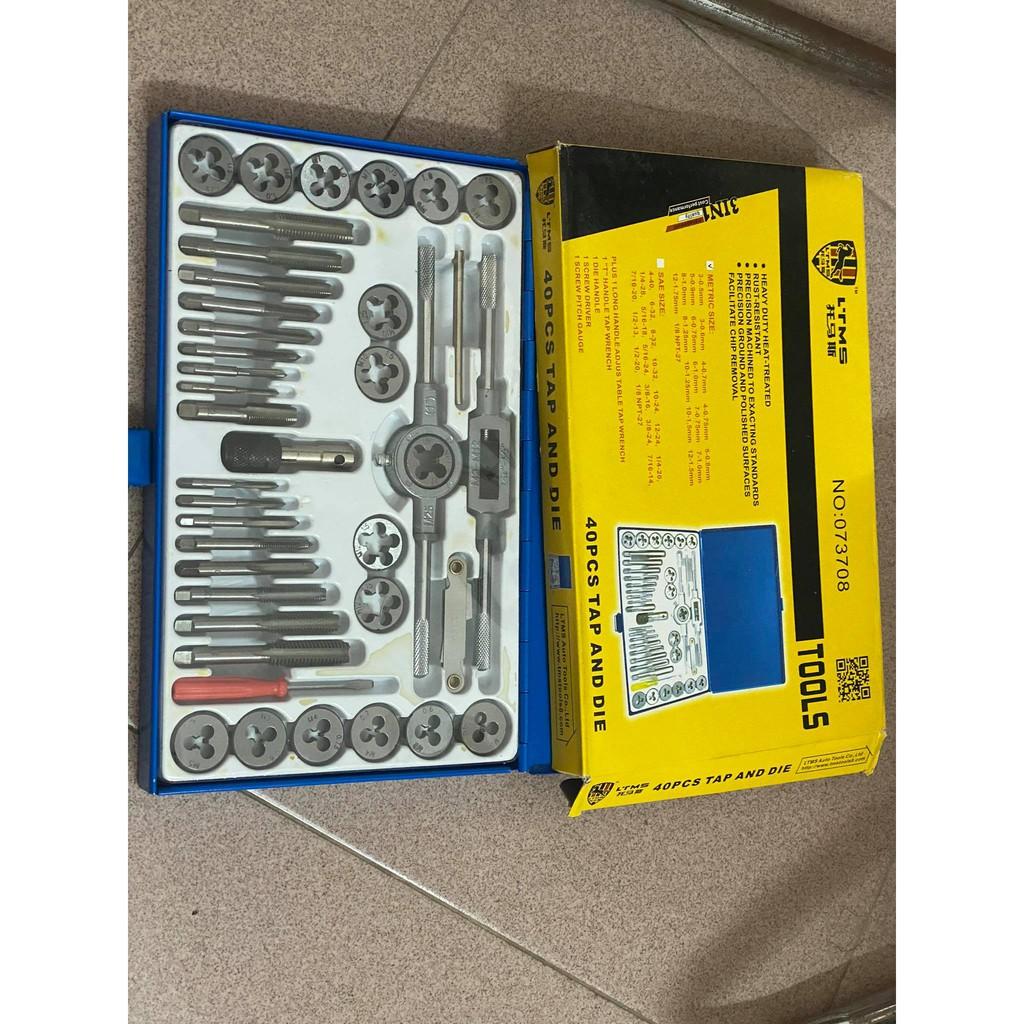 Bộ Taro Tạo Ren Thép Hợp Kim Hộp Sắt 30x30cm