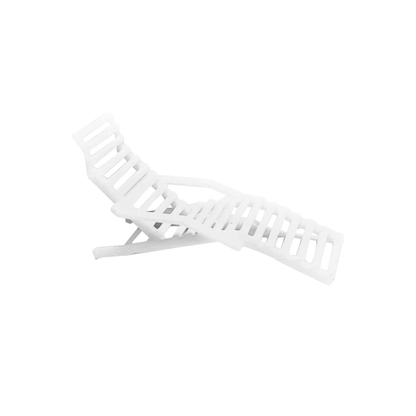 1:64 Scale Beach Chair Model for Model Train Fairy Garden Collections Building Kit Layout