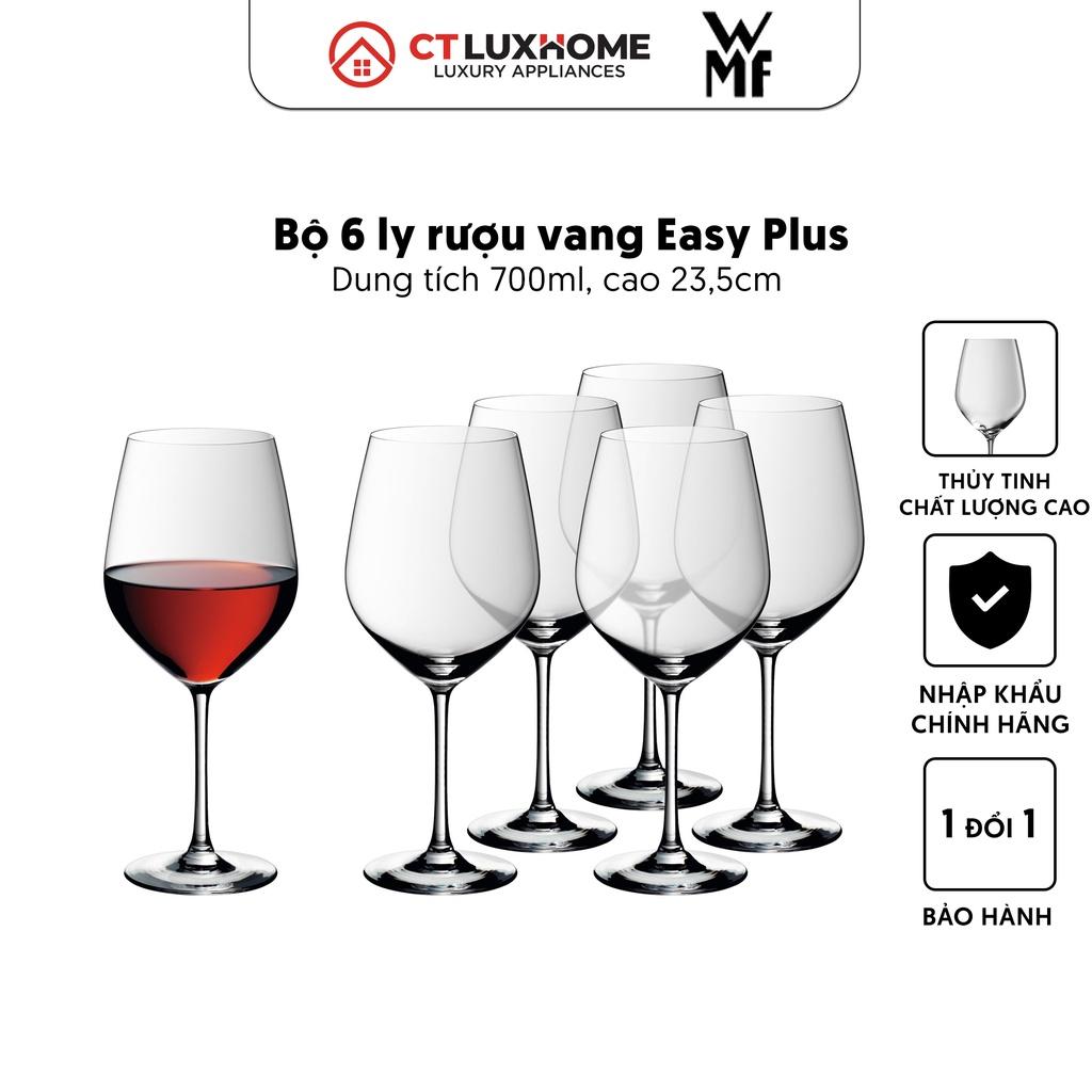 Bộ 6 ly rượu vang Easy Plus, thủy tinh cao cấp - 0910299990