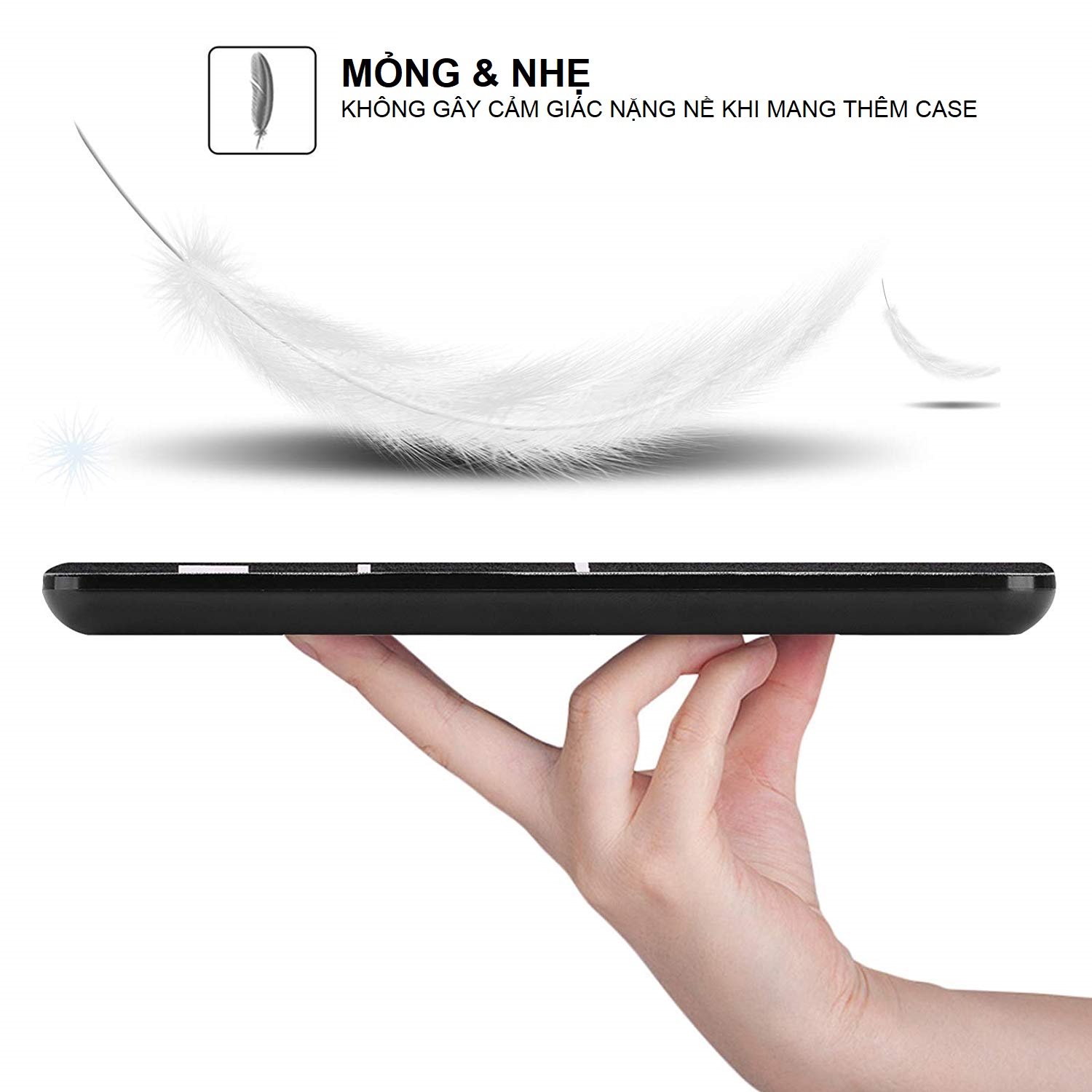 Bao Da Case Cover Cho Máy Đọc Sách Kindle 2019 Màu Xanh